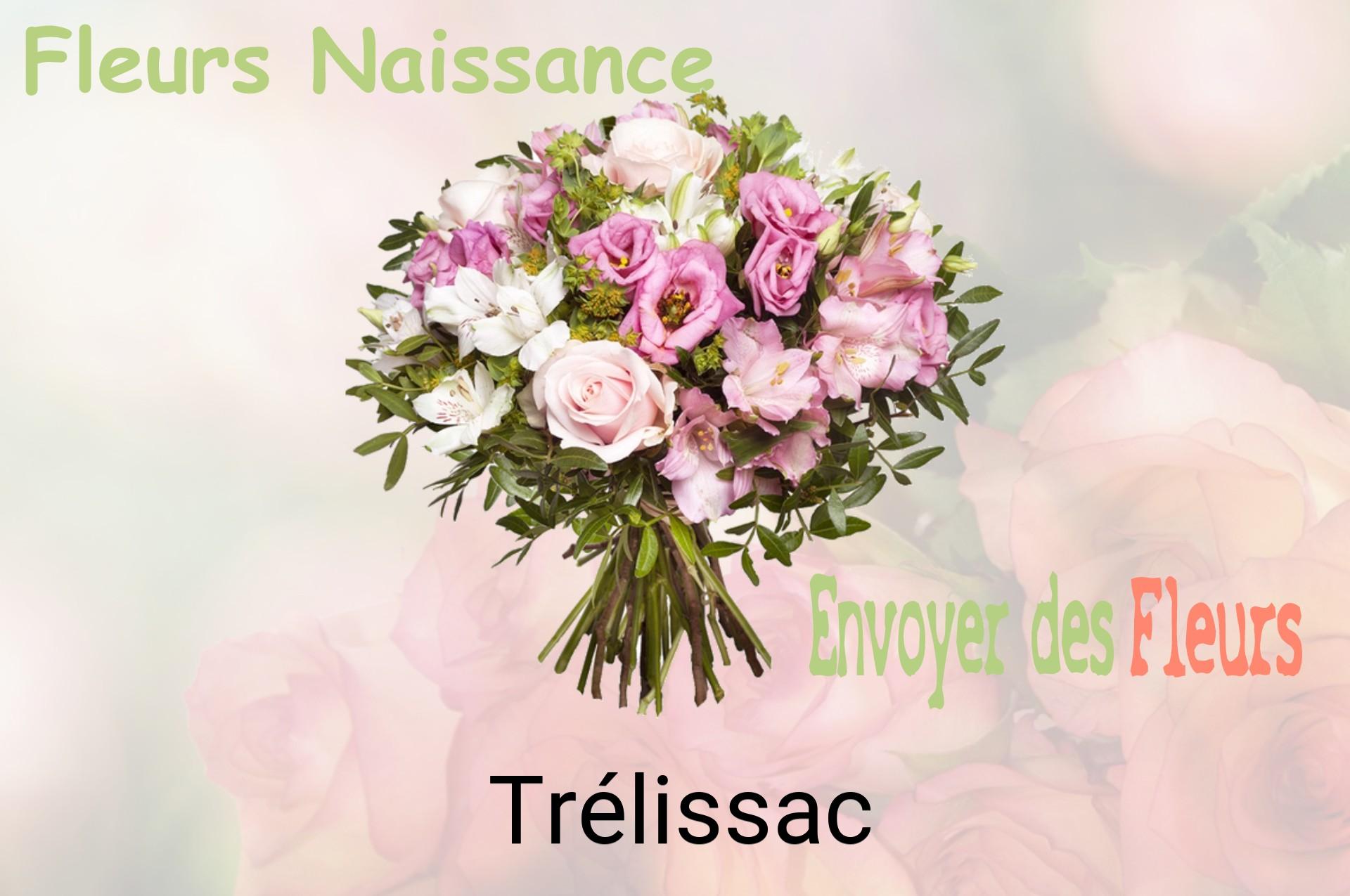 Bouquet de fleurs de naissance livré à Trélissac